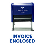 Invoice Enclosed Self Inking Rubber Stamp