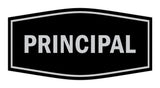 Signs ByLITA Fancy Principal Sign with Adhesive Tape, Mounts On Any Surface, Weather Resistant, Indoor/Outdoor Use
