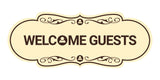 Designer Welcome Guests Wall or Door Sign