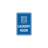 Portrait Round Laundry Room Sign