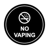 Signs ByLITA Circle No Vaping Sign