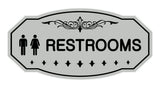 Victorian Unisex Restroom Sign