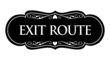 Signs ByLITA Designer Exit Route Sign
