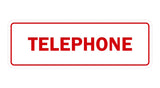 Signs ByLITA Standard Telephone Sign