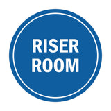 Signs ByLITA Circle Riser Room Sign