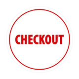 Signs ByLITA Circle Checkout Sign