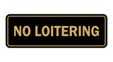 Signs ByLITA Standard No Loitering Sign