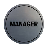Signs ByLITA Circle Manager Sign