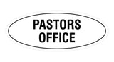 Signs ByLITA Oval Pastors Office Sign