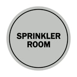 Signs ByLITA Circle Sprinkler Room Sign