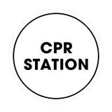 Signs ByLITA Circle CPR Station Sign