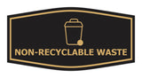 Fancy Non-Recyclable waste Wall or Door Sign