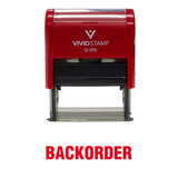 Backorder Self Inking Rubber Stamp