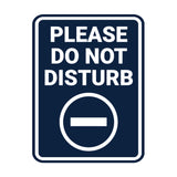 Portrait Round Please Do Not Disturb Wall or Door Sign