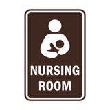 Portrait Round Nursing Room Sign
