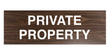 Signs ByLITA Basic Private Property Sign