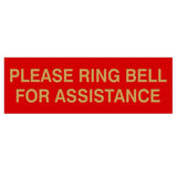 PLEASE RING BELL FOR ASSISTANCE Sign