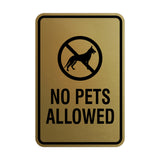 Signs ByLita Classic Framed No Pets Allowed Sign