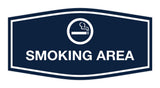 Signs ByLITA Fancy Smoking Area Sign