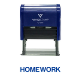 Homework Teacher Self Inking Rubber Stamp