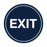 Signs ByLITA Circle Exit Sign