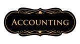 Signs ByLITA Designer Accounting Sign
