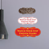 Signs ByLITA Designer Watch Your Step Uneven Stairs