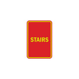 Signs ByLITA Portrait Round Stairs Sign