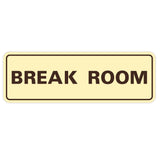 Standard Break Room Sign