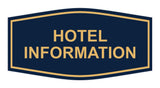 Signs ByLITA Fancy Hotel Information Sign