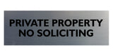 Signs ByLITA Basic Private Property No Soliciting Sign