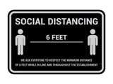 Classic Framed Social Distancing Sign