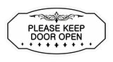 Victorian Please Keep Door Open Wall or Door Sign