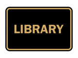 Signs ByLITA Classic Library Sign