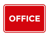 Signs ByLITA Classic Framed Office Sign