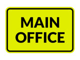Signs ByLITA Classic Framed Main Office Sign