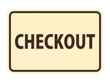 Signs ByLITA Classic Checkout Sign