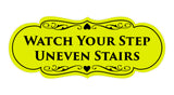 Signs ByLITA Designer Watch Your Step Uneven Stairs