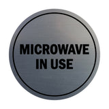 Signs ByLITA Circle Microwave In Use Sign