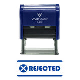 Rejected W/ Icon Self-Inking Office Rubber Stamp