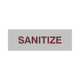 Signs ByLITA Basic Sanitize Sign