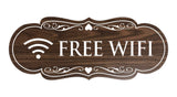 Signs ByLITA Designer Free Wifi Sign