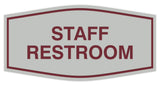 Signs ByLITA Fancy Staff Restroom Sign