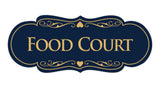 Signs ByLITA Designer Food Court Sign
