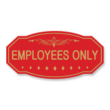 EMPLOYEES ONLY Victorian Door / Wall Sign