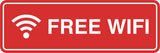Signs ByLITA Standard Free WiFi Sign