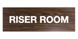 Signs ByLITA Basic Riser Room Sign