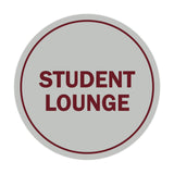 Signs ByLITA Circle Student Lounge Sign