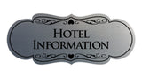 Signs ByLITA Designer Hotel Information Sign