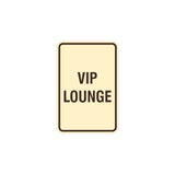 Portrait Round Vip Lounge Sign